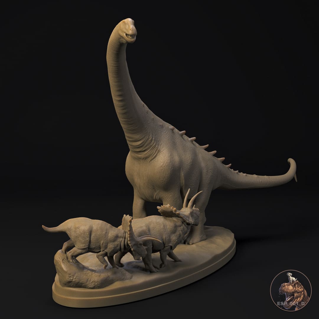 Alamosaurus / Bravoceratops