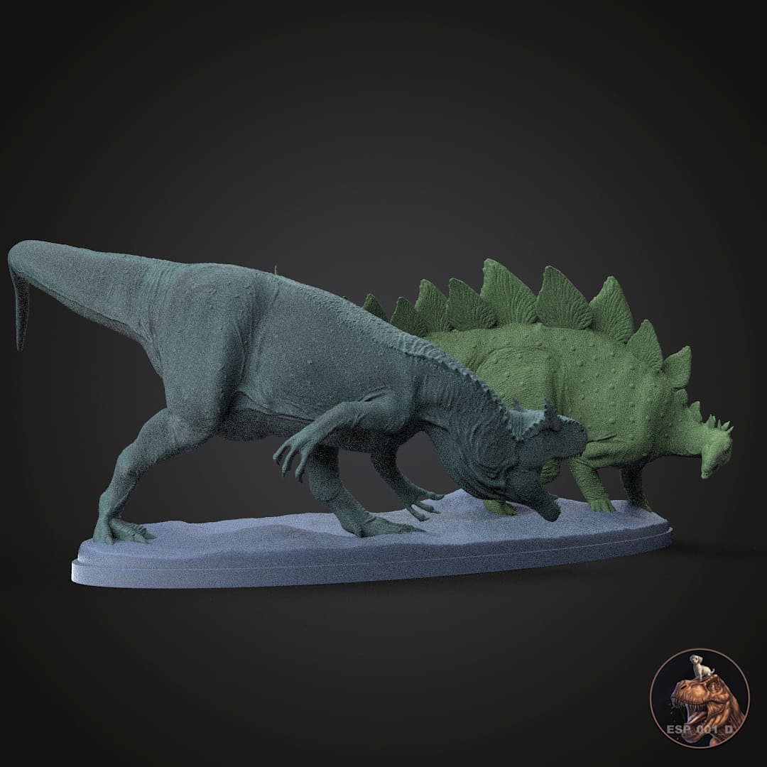 Allosaurus fragilis / Stegosaurus stenops