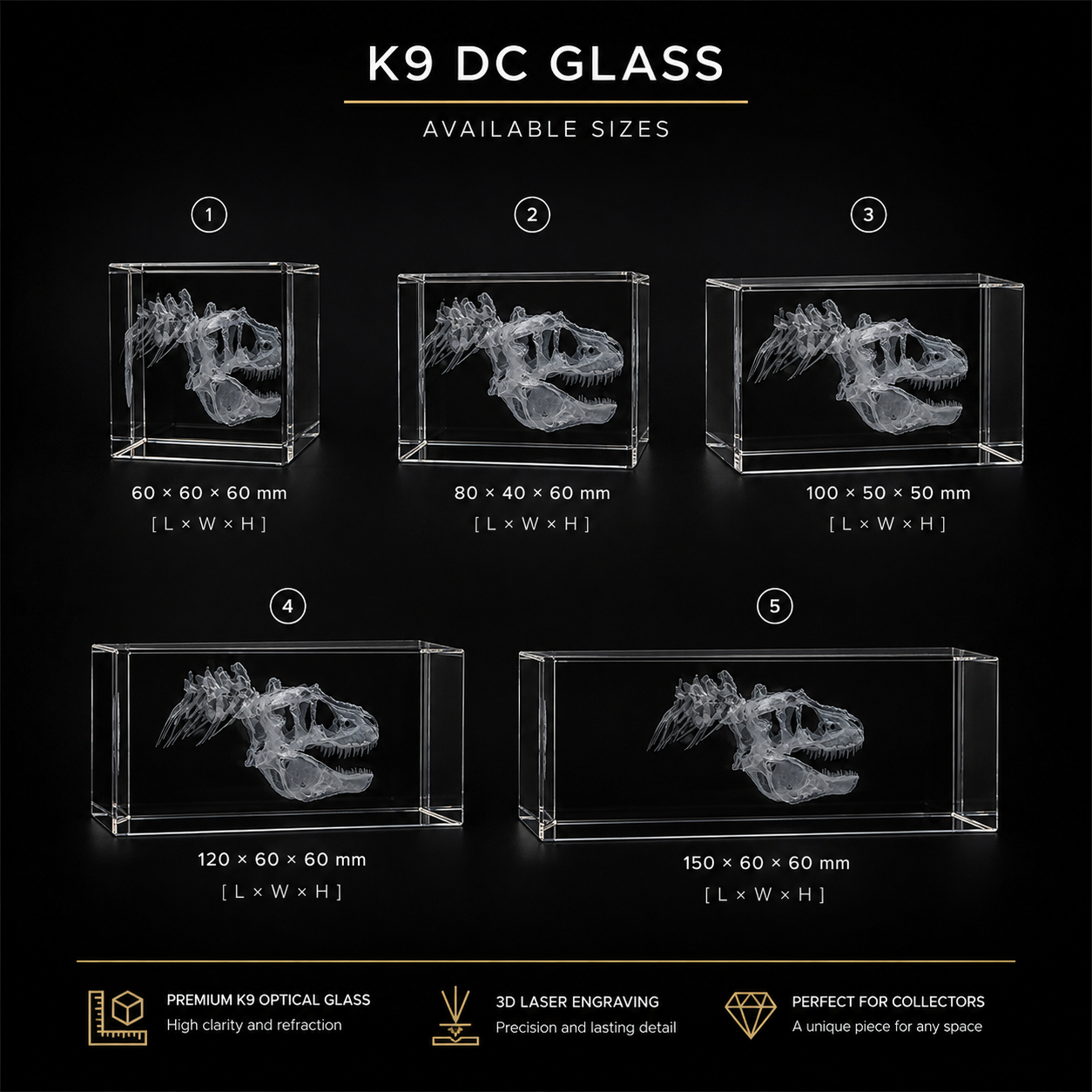 Cristal K9 personalizado