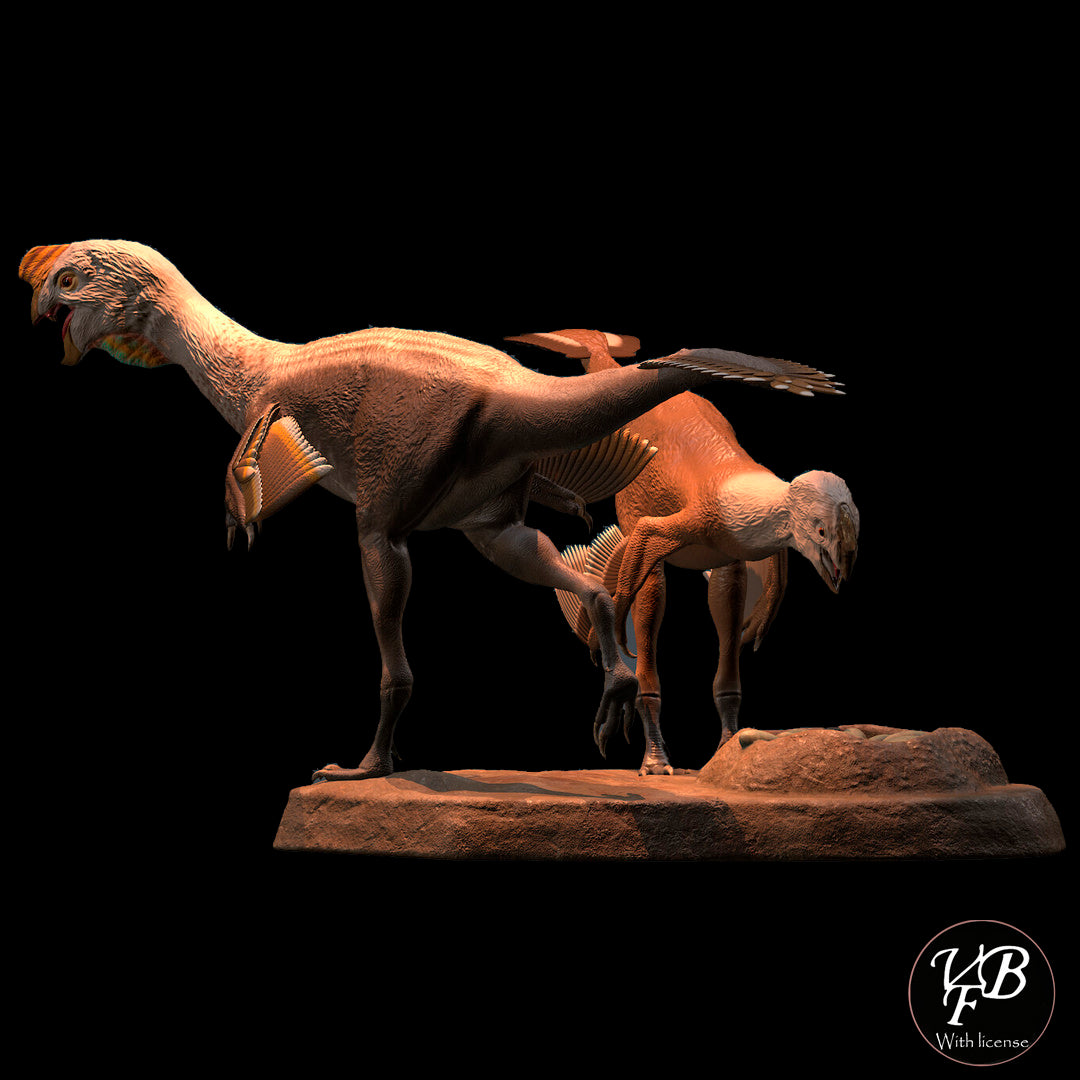 Oviraptor im Nest