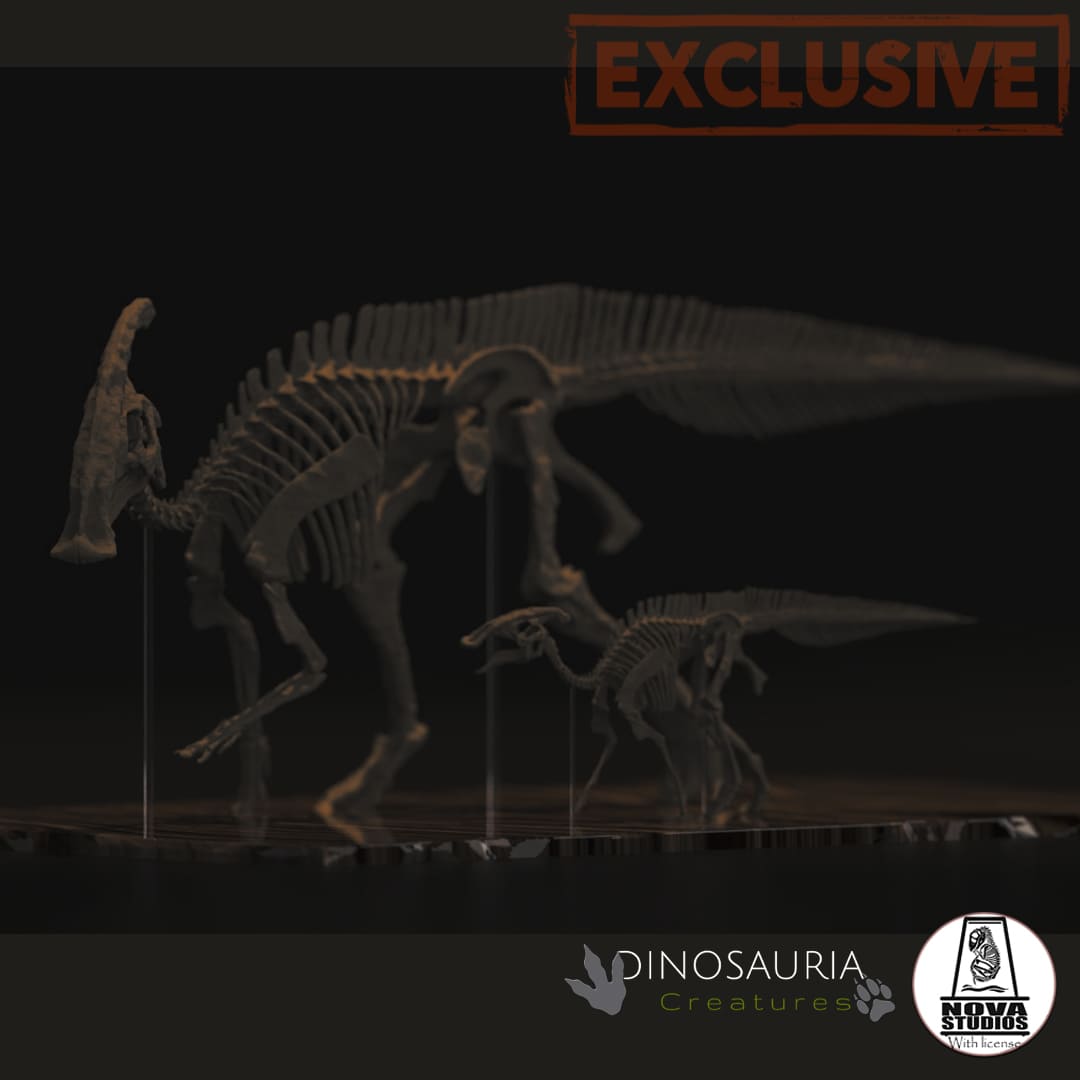 Parasaurolophus walkeri Skelett