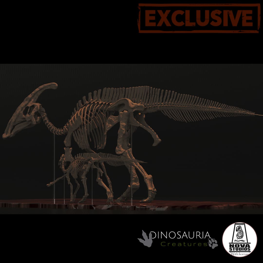 Parasaurolophus walkeri Skelett