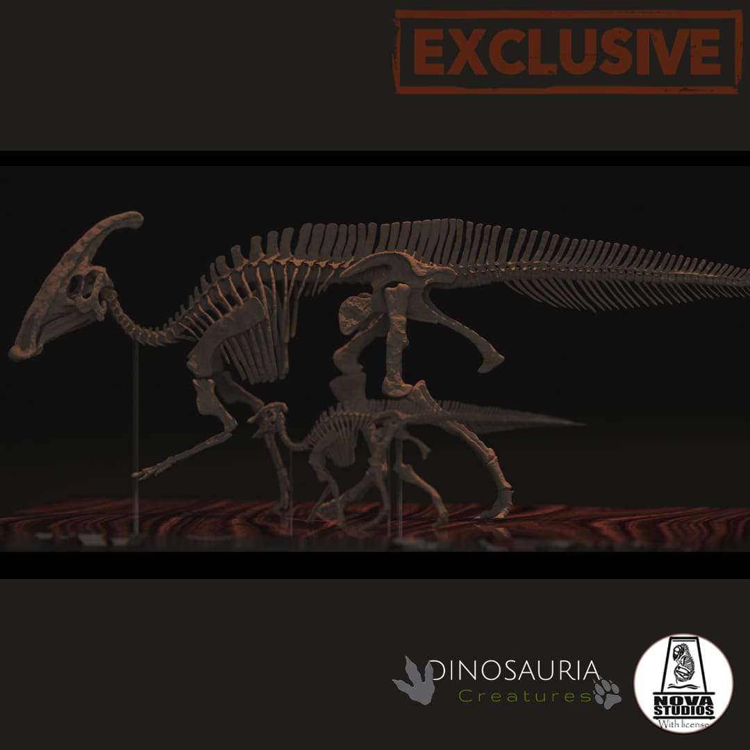 Parasaurolophus walkeri Skelett