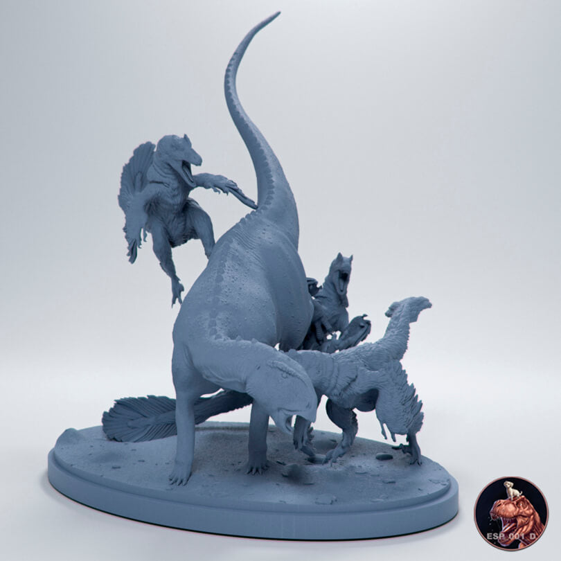 Deinonychus gegen Tenontosaurus