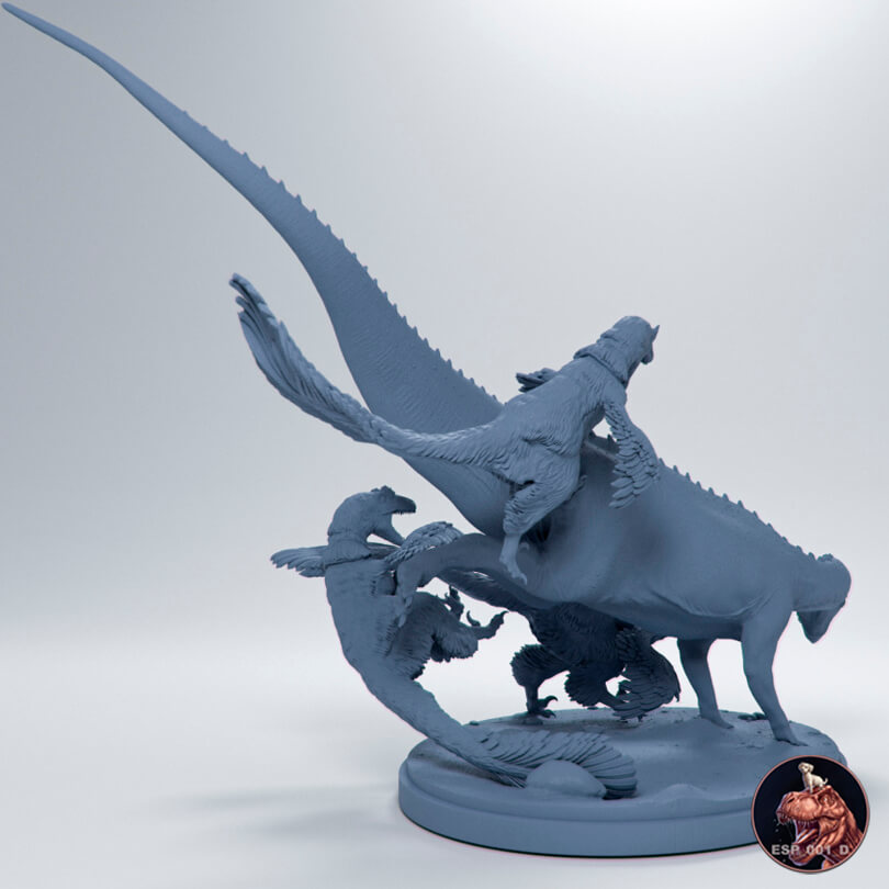 Deinonychus gegen Tenontosaurus