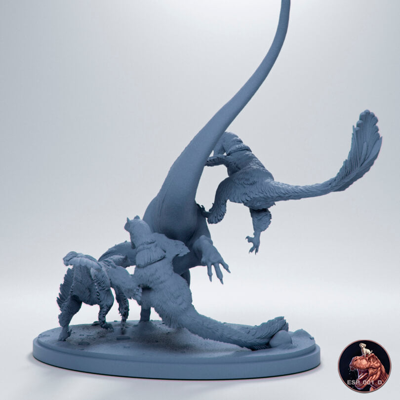 Deinonychus gegen Tenontosaurus