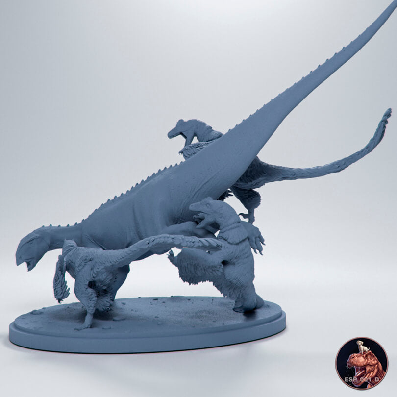 Deinonychus gegen Tenontosaurus