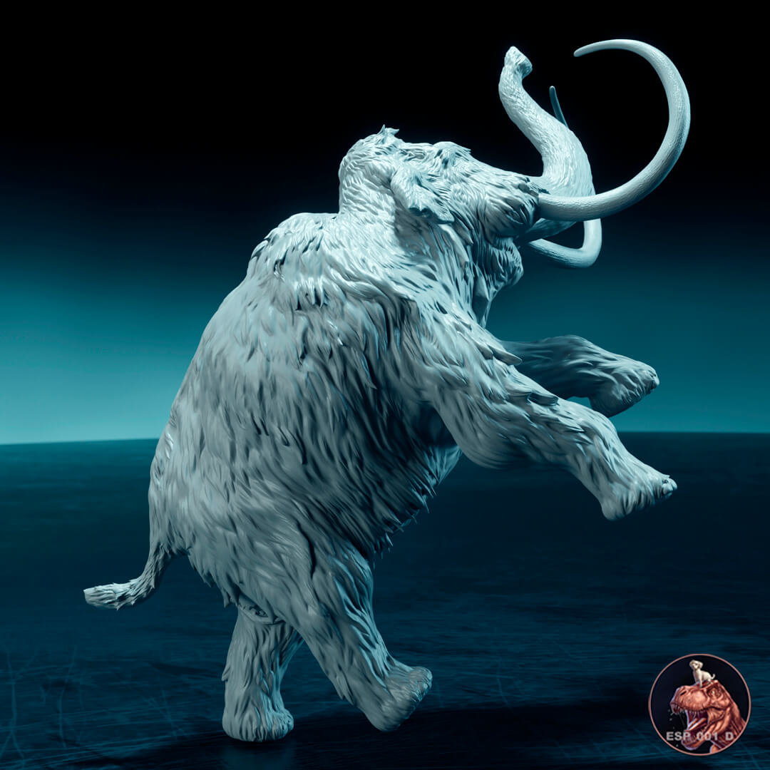 Mammuthus falling down