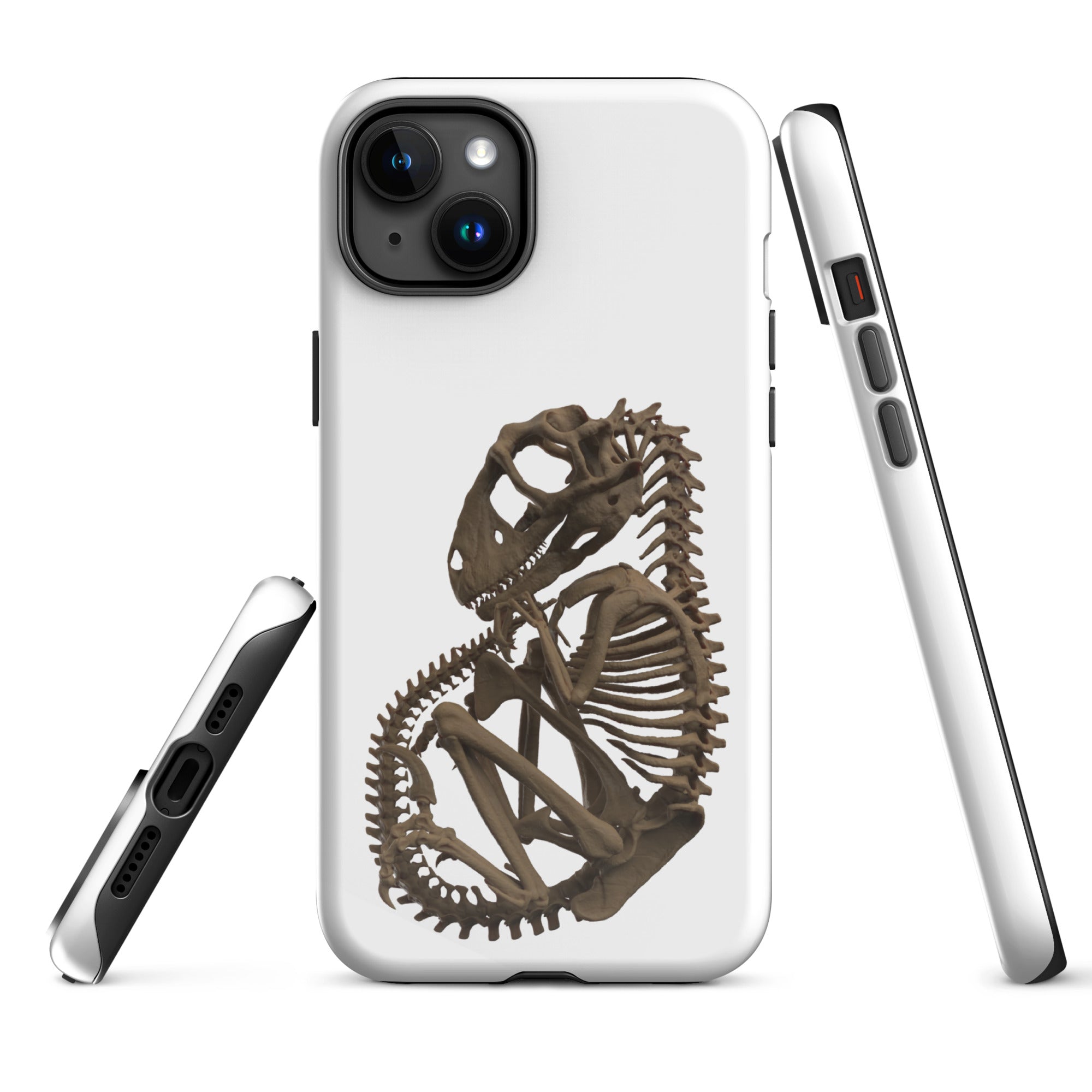 Funda dura para iPhone® esqueleto de bebé raptor