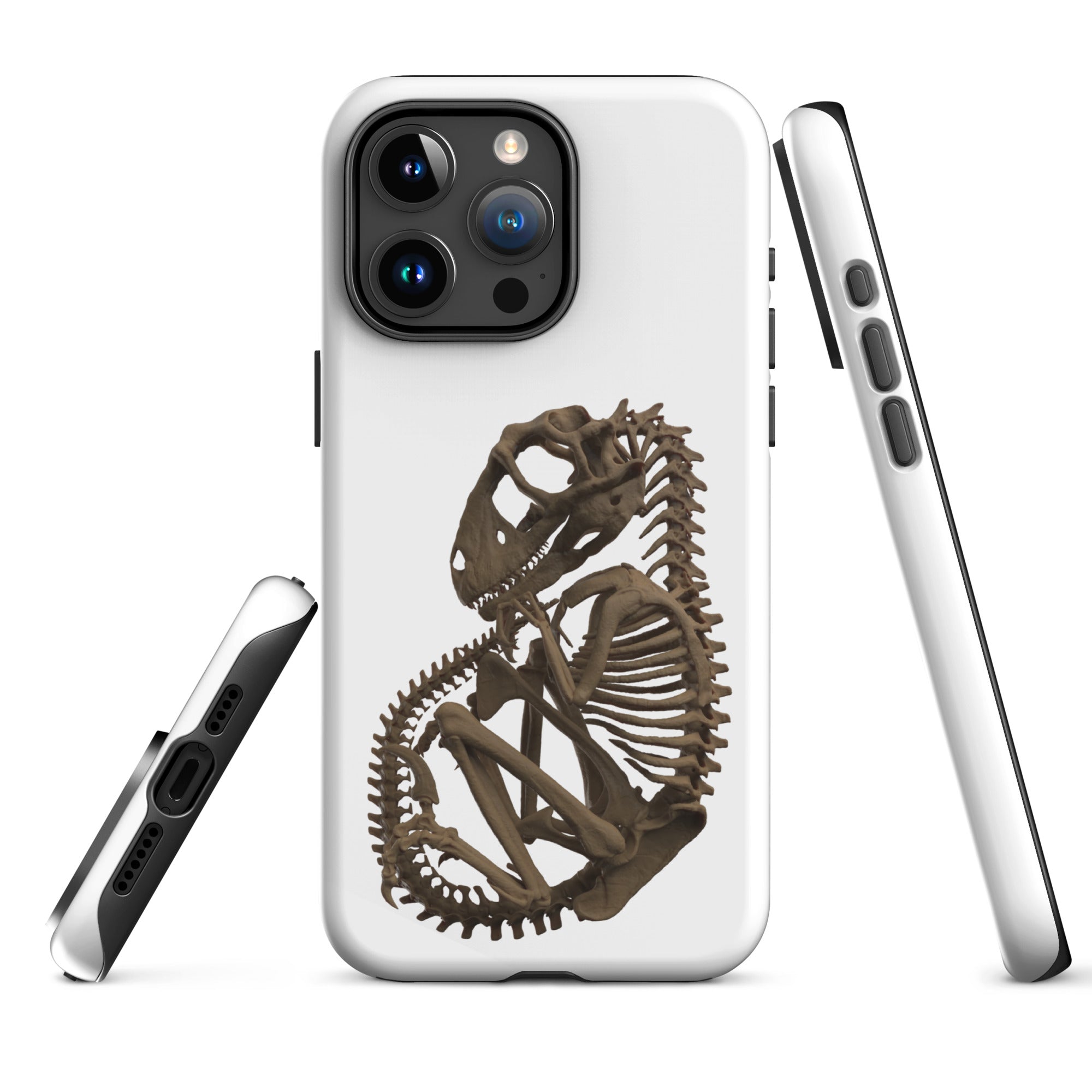 Funda dura para iPhone® esqueleto de bebé raptor