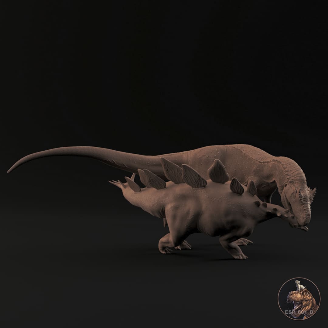 Allosaurus fragilis / Stegosaurus stenops