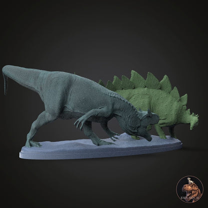 Allosaurus fragilis / Stegosaurus stenops