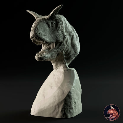 Carnotaurus sastrei bust