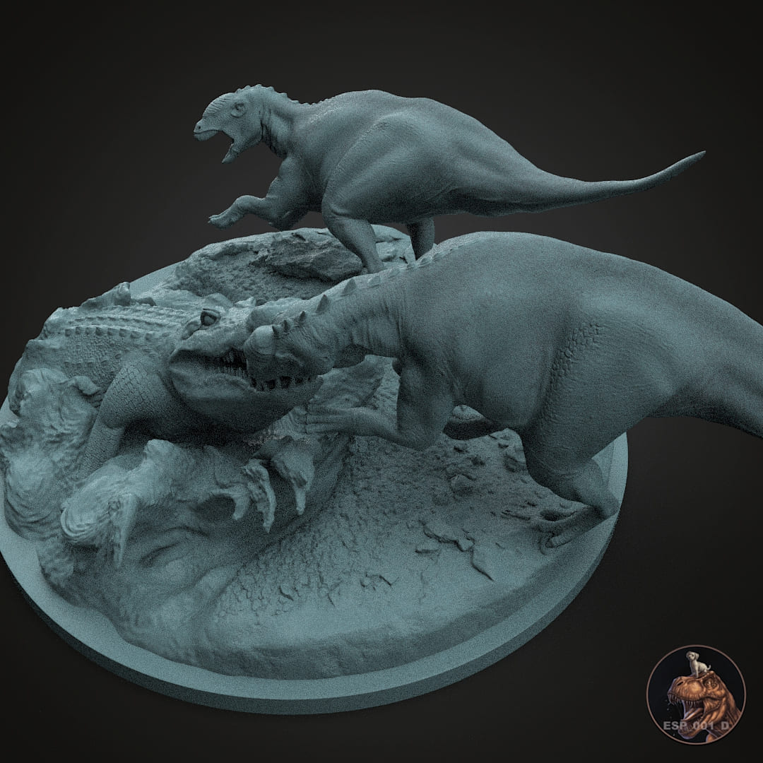 Deinosuchus / Kritosaurus