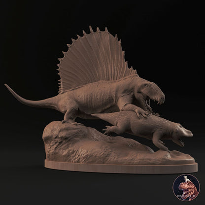 Dimetrodon limbatus / Eryops megacephalus