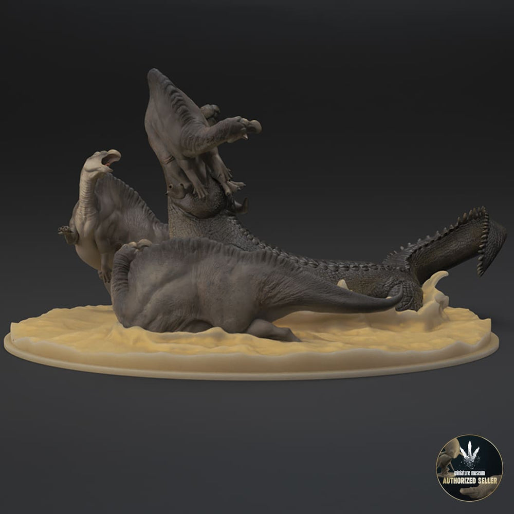 Ouranosaurus nigeriensis / Sarcosuchus imperator – Dinosauria Creatures