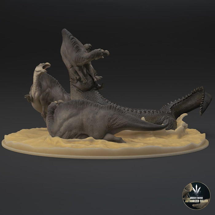 Ouranosaurus nigeriensis / Sarcosuchus imperator – Dinosauria Creatures