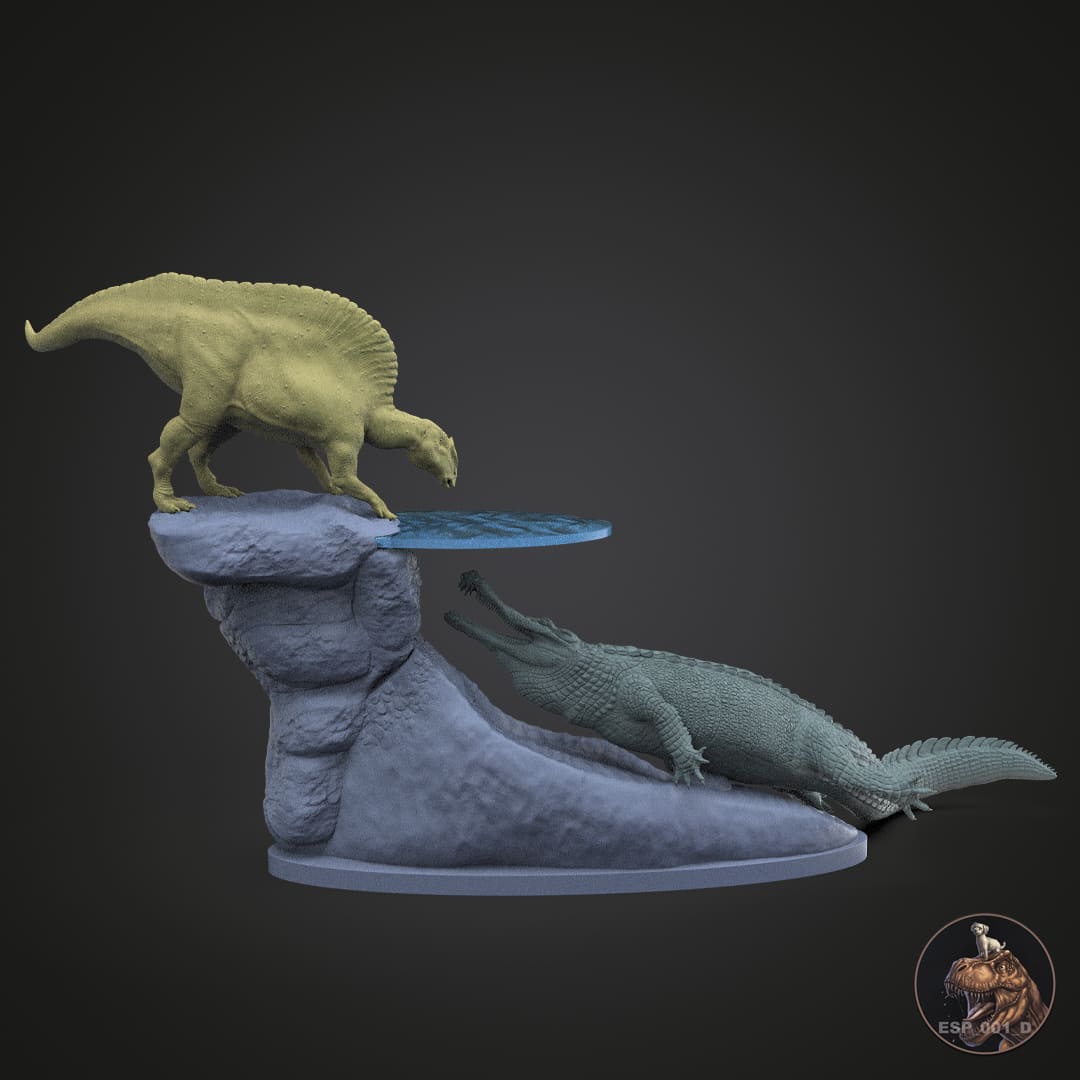 Ouranosaurus / Sarcosuchus