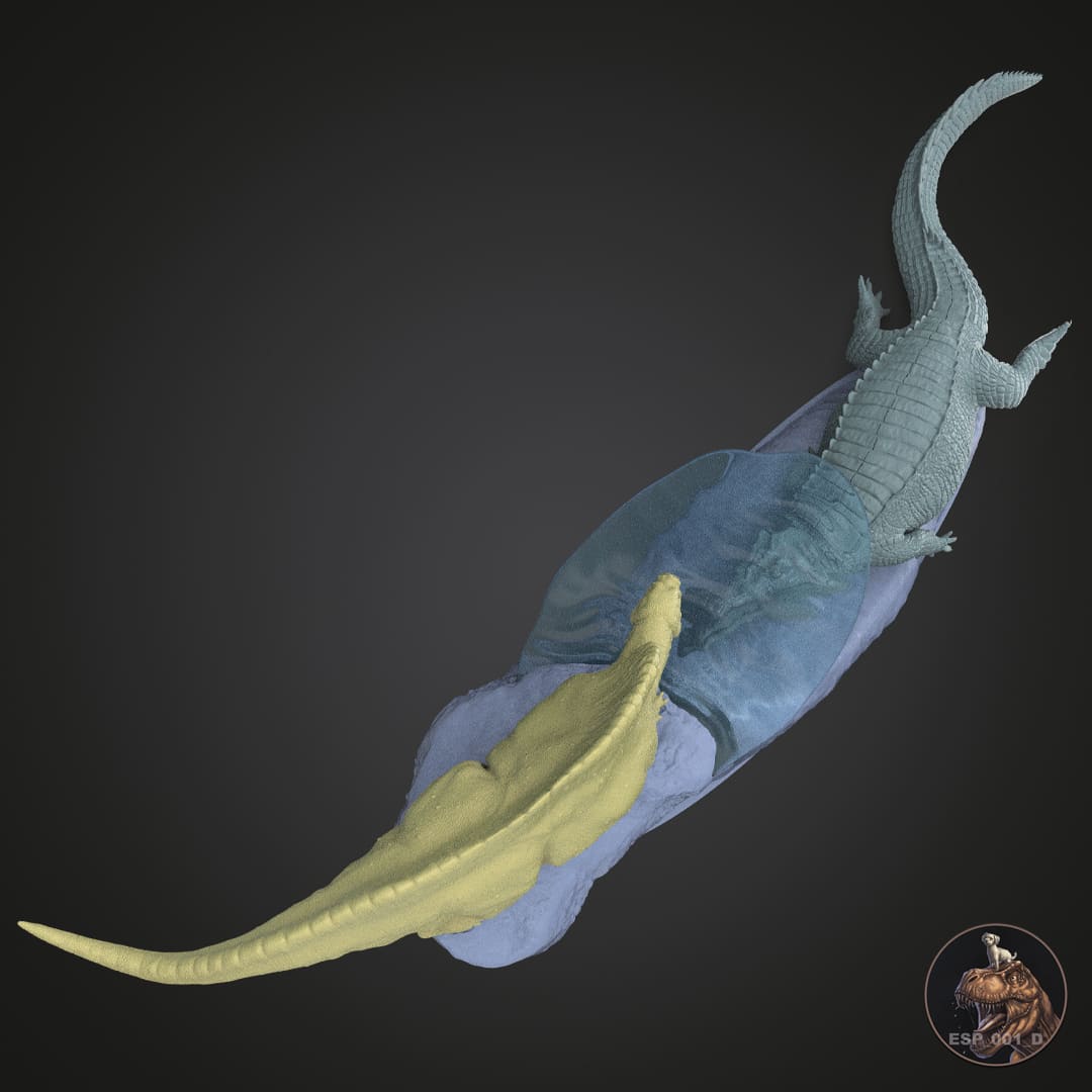 Ouranosaurus / Sarcosuchus