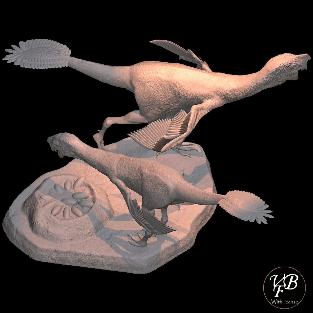 Oviraptor in nest