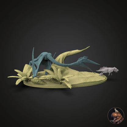Quetzalcoatlus / Leptoceratops