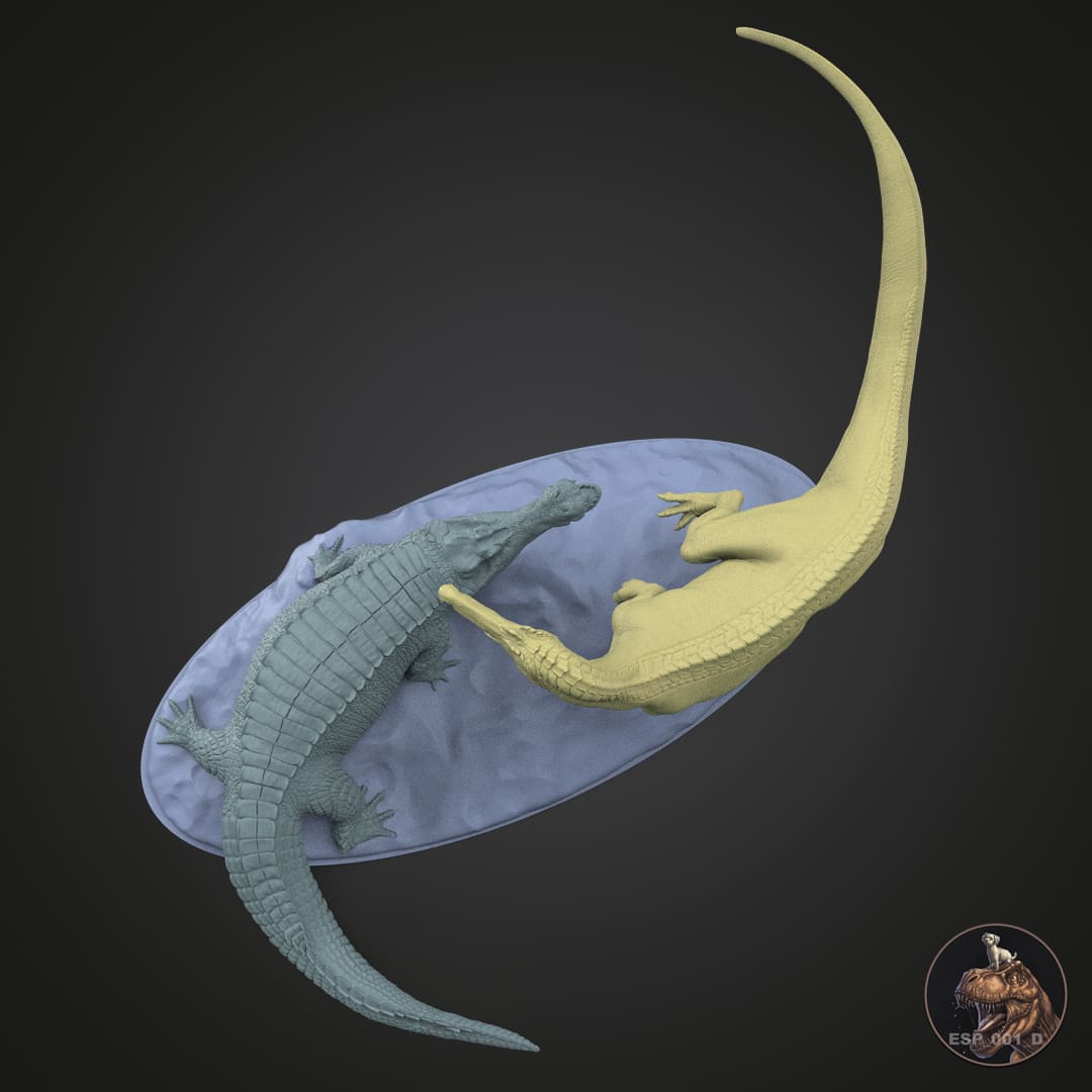Sarcosuchus / Suchomimus