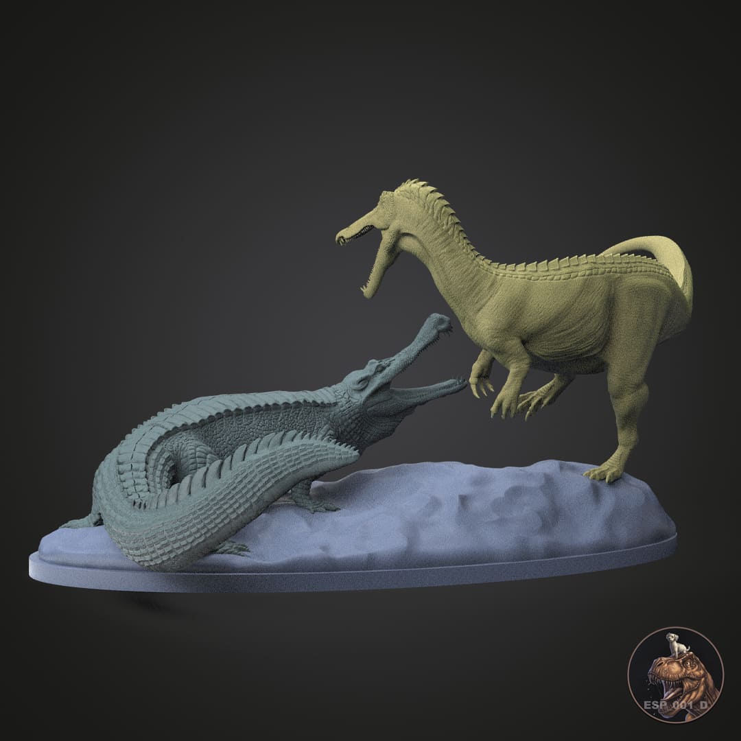 Sarcosuchus / Suchomimus