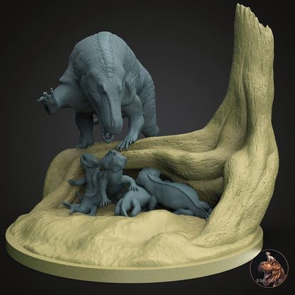 Saurosuchus - Hyperodapedon