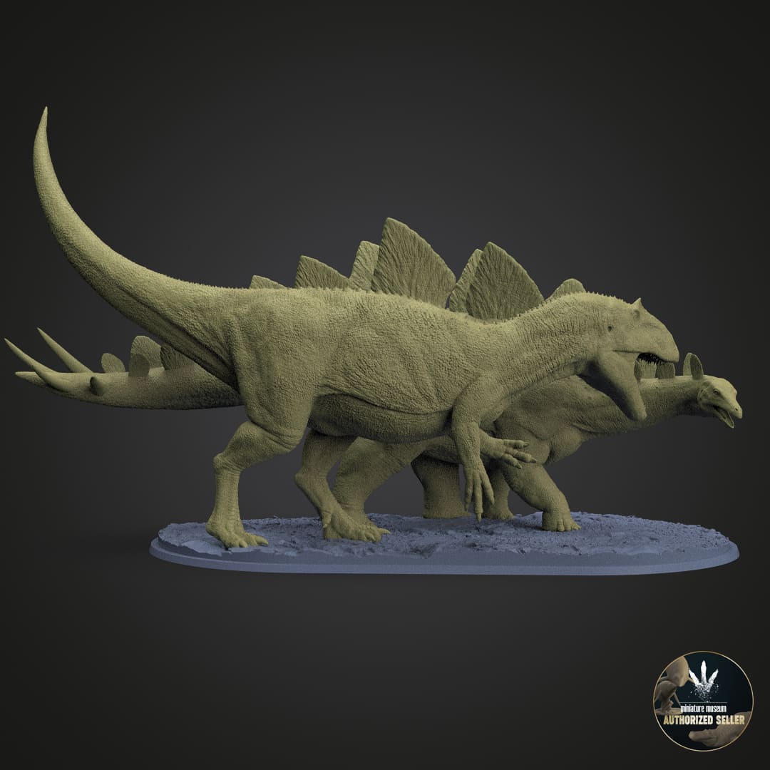 Stegosaurus stenops / Allosaurus fragilis