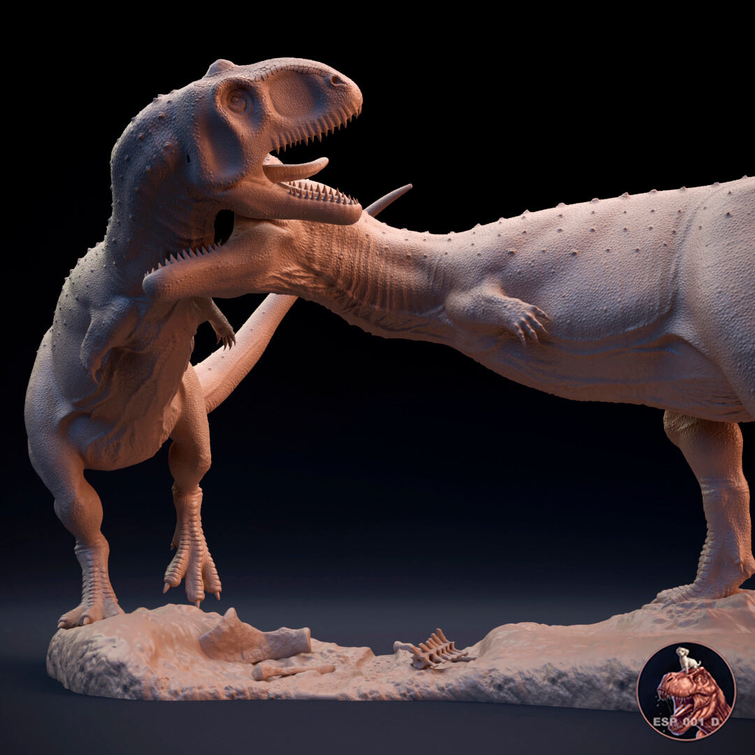 Majungasaurus fighting