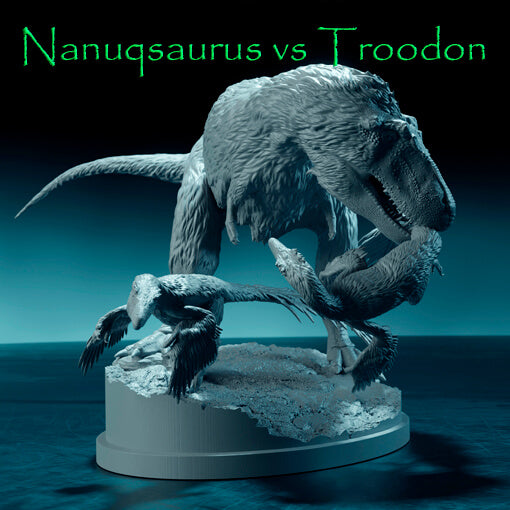 Nanuqsaurus vs Troodon