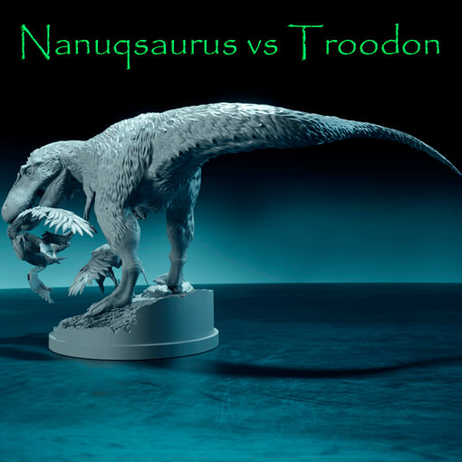 Nanuqsaurus vs Troodon