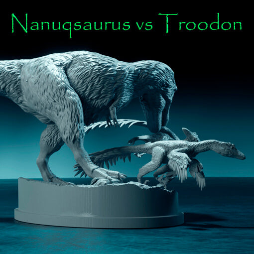 Nanuqsaurus vs Troodon