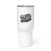 Tyrannosaurus rex skull travel mug with handle