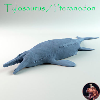 Tylosaurus / Pteranodon