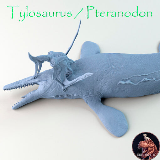 Tylosaurus / Pteranodon