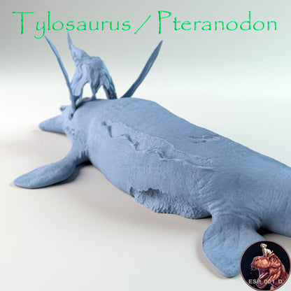 Tylosaurus / Pteranodon