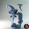 Tylosaurus vs Pteranodon