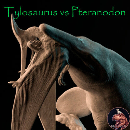 Tylosaurus vs Pteranodon