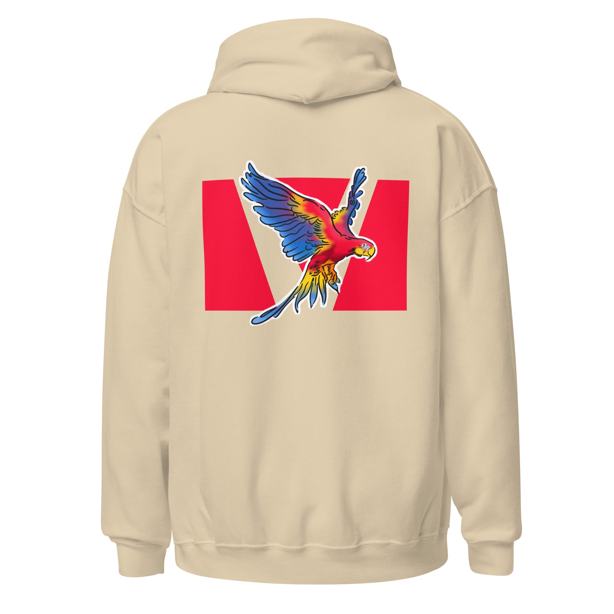 Ara Macao unisex hoodie