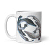 Taza blanca brillante Nothosaurus