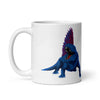 Taza blanca brillante Dimetrodon