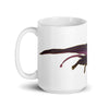 Dimorphodon glossy white mug