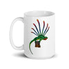 Taza blanca brillante Longisquama