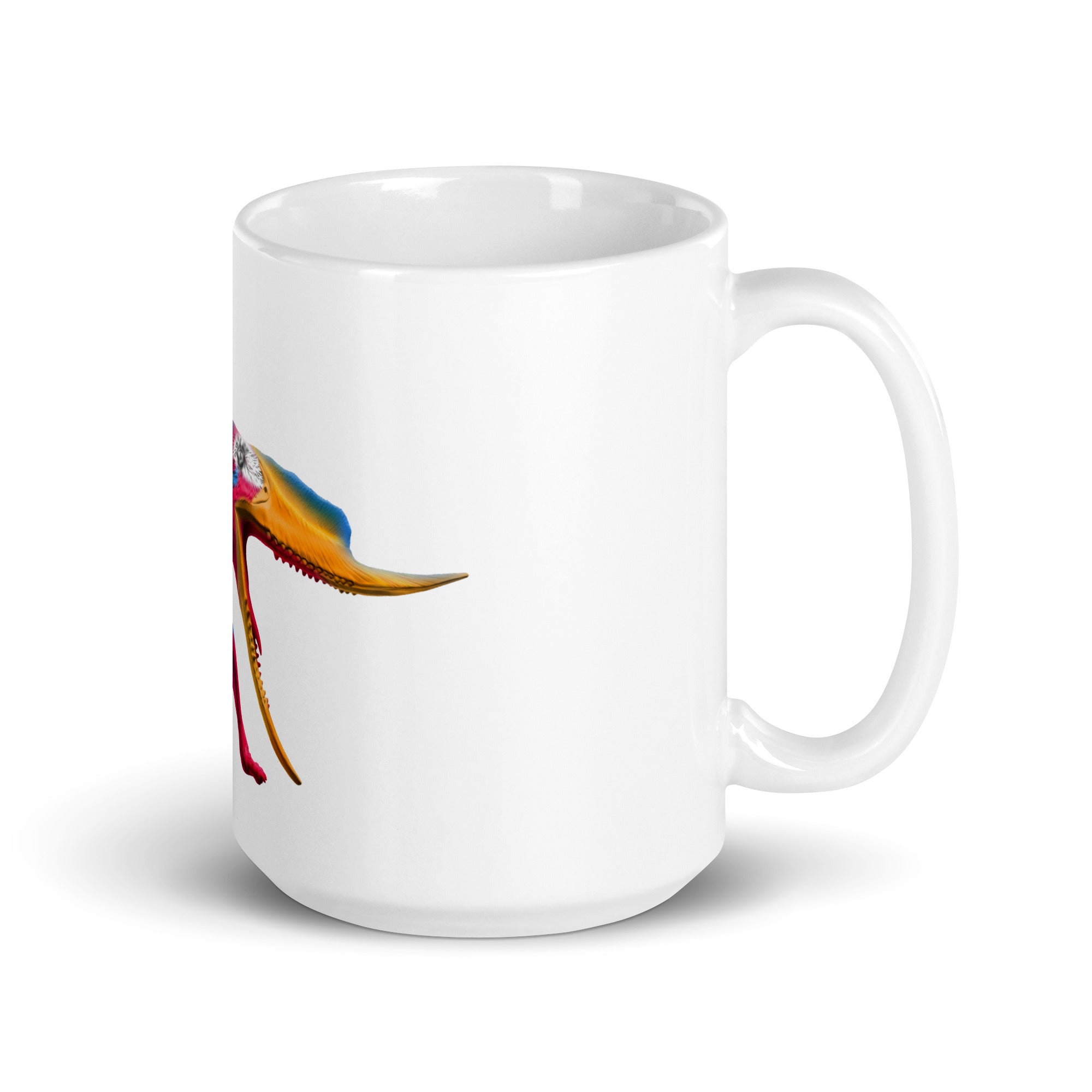 Dsungapitherus glossy white mug