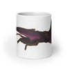 Taza blanca brillante Dimorphodon