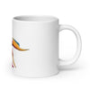 Dsungapitherus glossy white mug