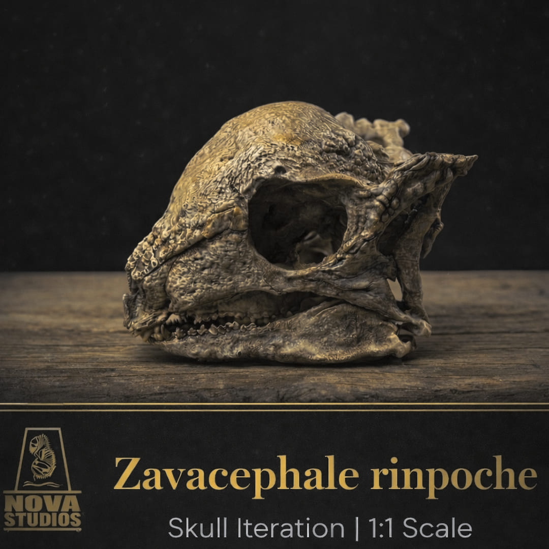 Zavacephale rinpoche skull