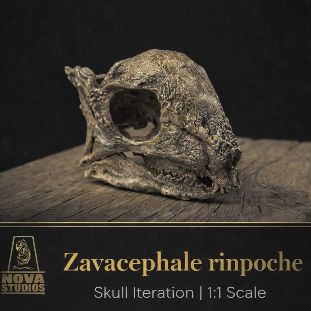 Zavacephale rinpoche skull